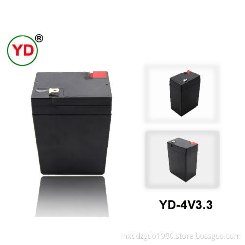 4V Battery 3.3A 3.3ah Lead Acid Rechargeable